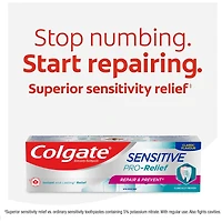 Dentifrice Colgate Sensitive Pro-Relief Réparation et prévention - Formule en pâte 75 mL