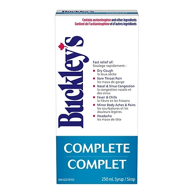 Buckley's® Complete Cough Cold & Flu Syrup Sucrose-Free 250mL