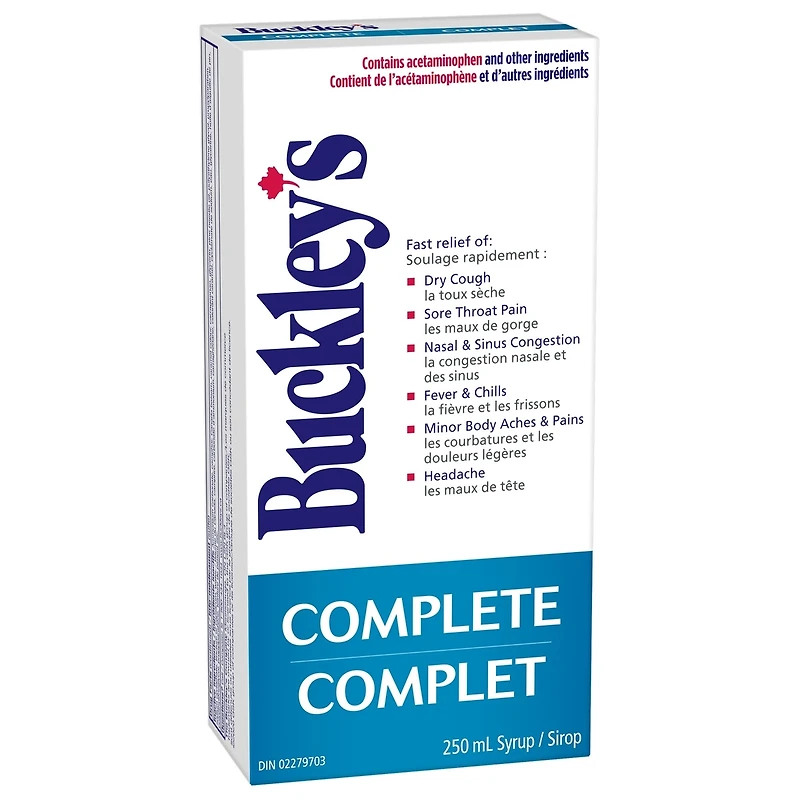 SIROP BUCKLEY'S Complet