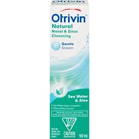 Soins d'hydratation nasale, solution saline de Otrivin