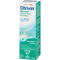 Soins d'hydratation nasale, solution saline de Otrivin