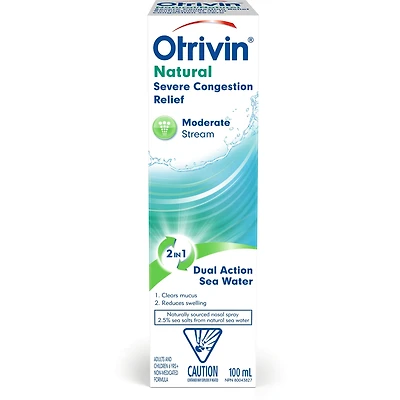 Otrivin Natural Severe Congestion Relief Moderate Stream
