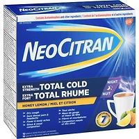 NeoCitran Extra Fort Total Rhume Nuit – Miel et citron