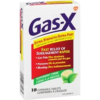 Gas-X extra fort, 18 unités, menthes