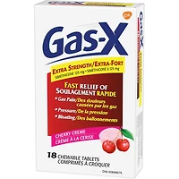 Gas-X Extra Strength, 18 units, Bite-Me Cherry
