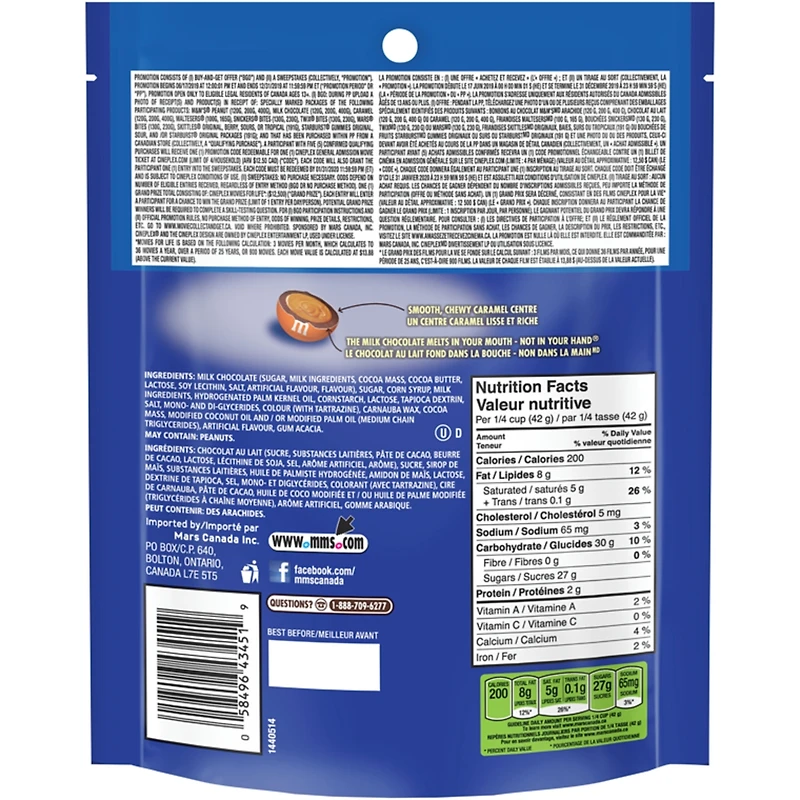 Milk Chocolate Candies Caramel Bowl Size