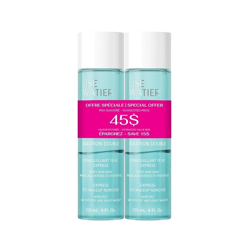 Solution Double Express Eye Makeup Remover Duo