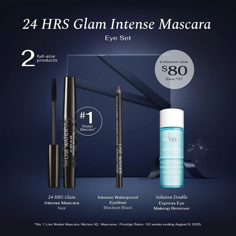 Coffret yeux 24 HRS Glam Intense Mascara
