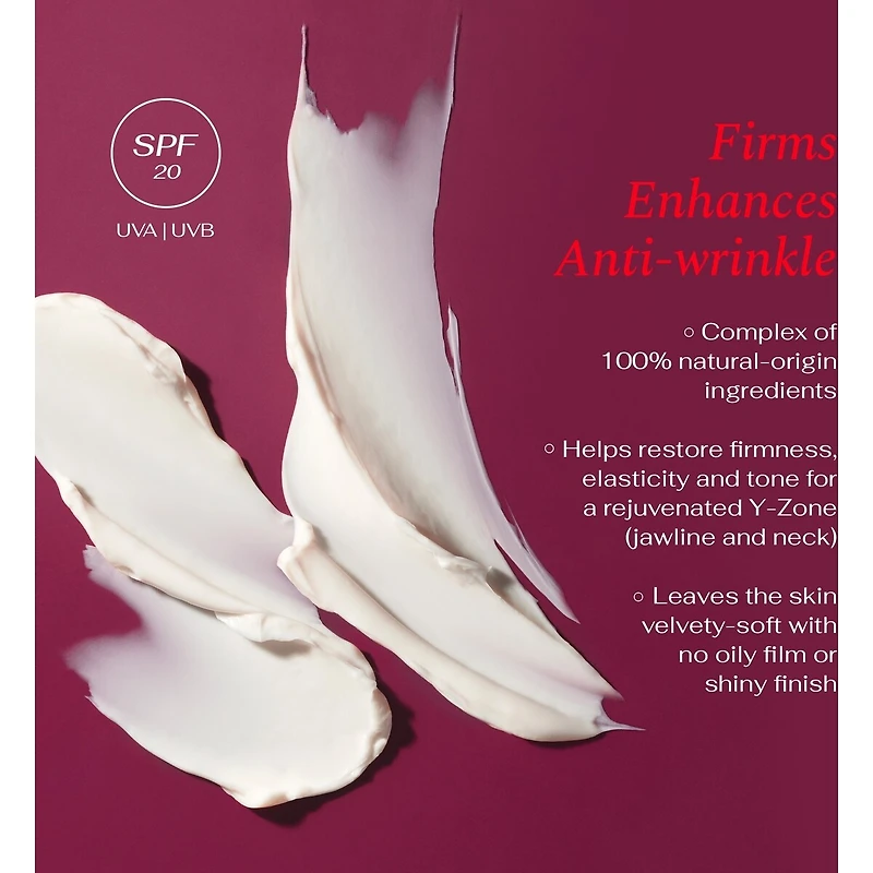 Lift& Firm Y-Zone Crème de Jour Haute Fermeté FPS 20, visage et cou