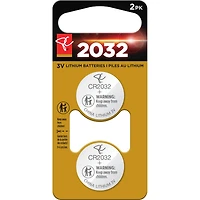 Lithium Watch Batteries 2032 2-Pack