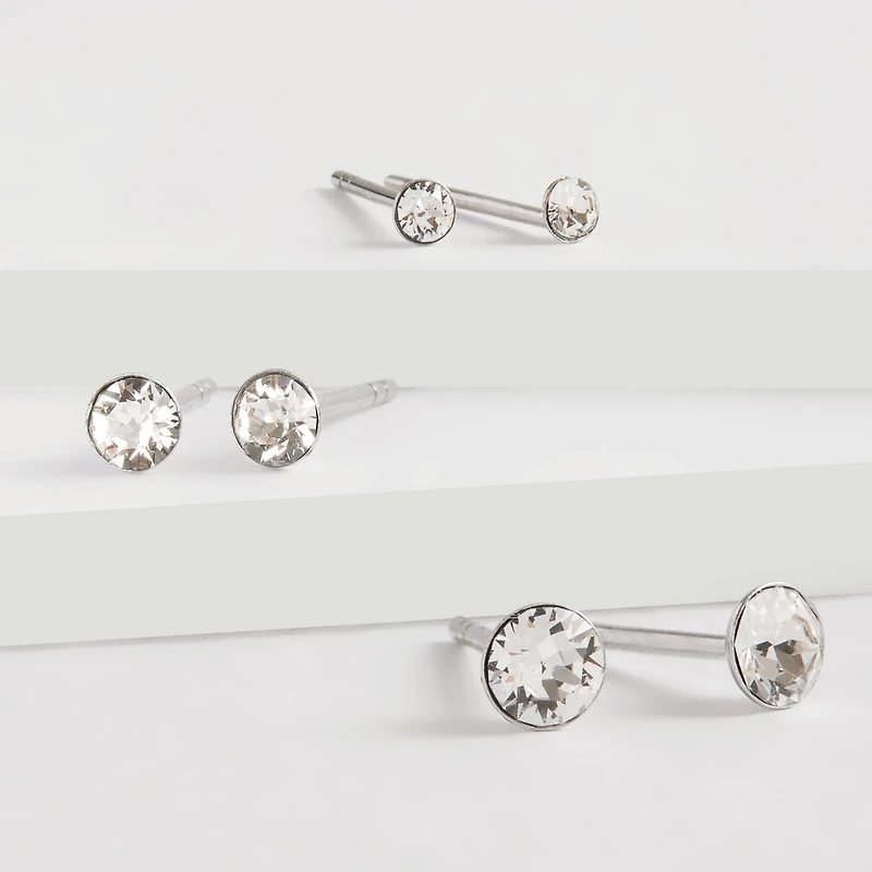Joe SS Trio Cry Stud Earring