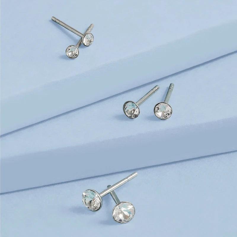 Joe SS Trio Cry Stud Earring