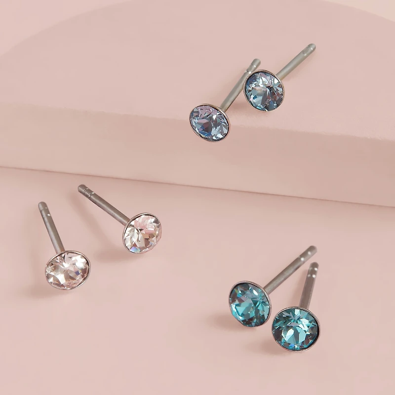 Joe SS Trio Cry Stud Earring