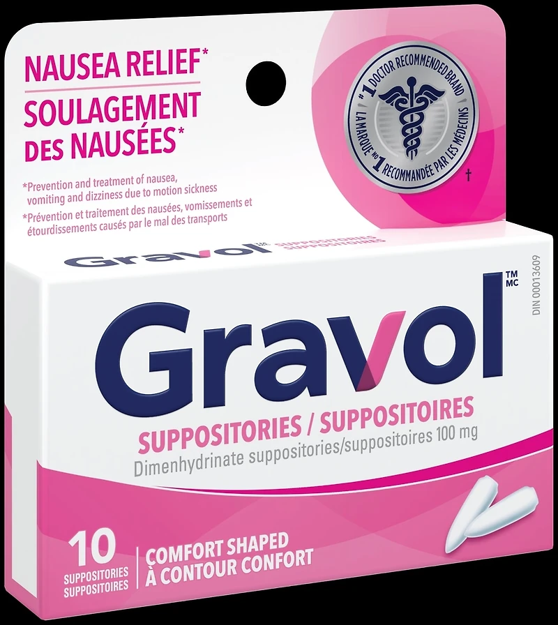Comfort-Shaped Suppositories 100 mg