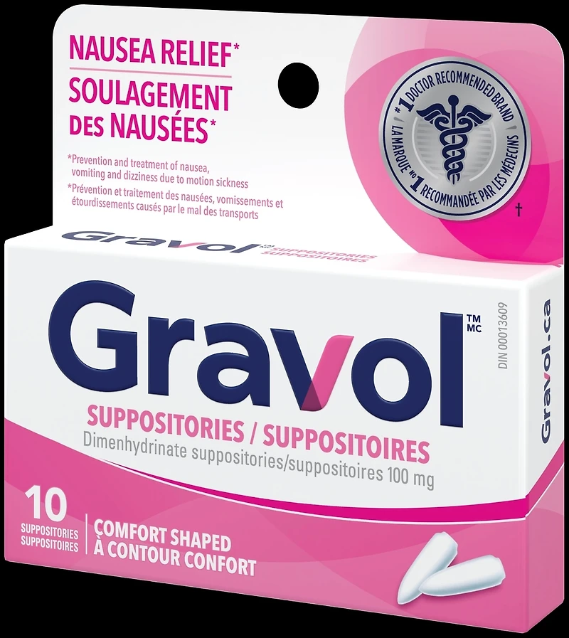 Comfort-Shaped Suppositories 100 mg