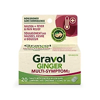 Ginger Multi-Symptom Cold and Fever Tablets with Willowbark