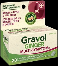 Ginger Multi-Symptom Cold and Fever Tablets with Willowbark