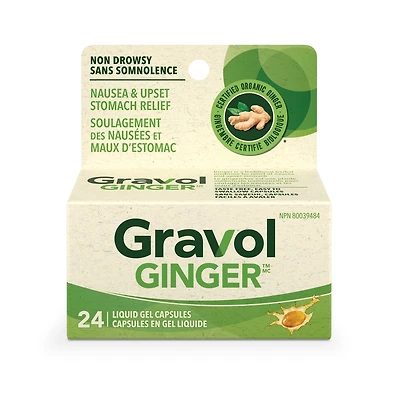 Gingembre Sans Somnolence Capsules De Gel Liquide