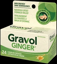 Ginger Non-Drowsy Liquid Gel Capsules