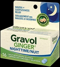 Gingembre Comprimés Pour La Nuit avec Mélatonine