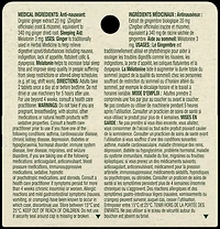 Gingembre Comprimés Pour La Nuit avec Mélatonine