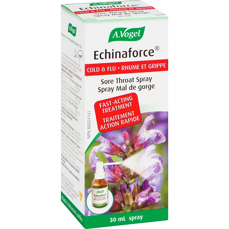 Echinaforce Spray Mal de gorge Remède à action rapide
