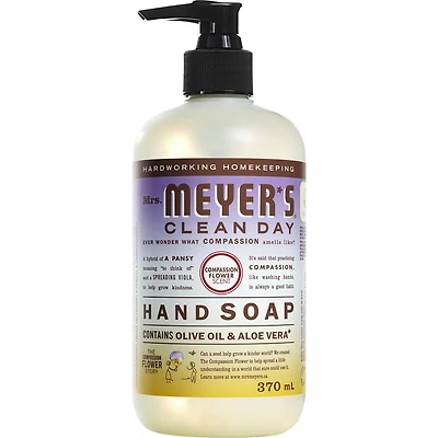Savon liquide pour les mains Mrs. Meyer's Clean Day, parfum de main Compassion Flower