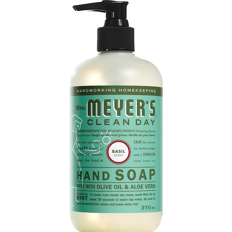 Liquid Hand Soap, Basil Scent