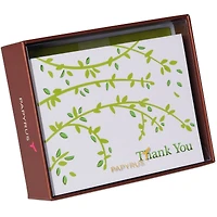Cartes de remerciement avec enveloppes Papyrus, Branches (20 cartes)