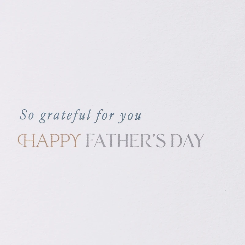 Papyrus Father's Day Card (So Grateful For You)