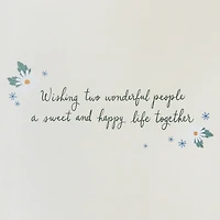 Papyrus Wedding Card (Two Wonderful People)