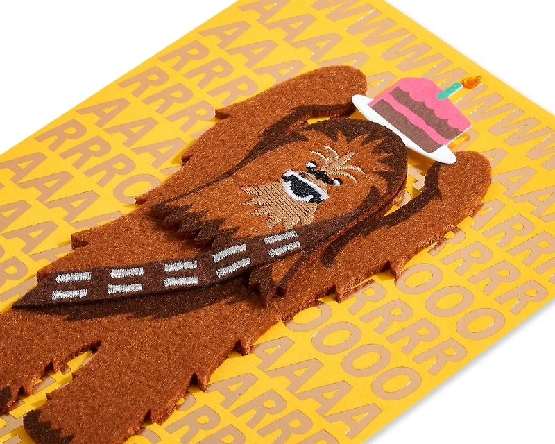 Papyrus Funny Star Wars Birthday Card (Wookie for Happy Birthday)