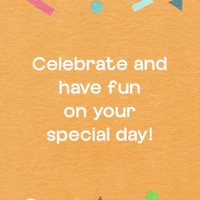 Papyrus Pop-Up Card for Birthday (Special Day)