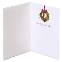 Carte de Noël Papyrus pour tous, Couronnes suspendues