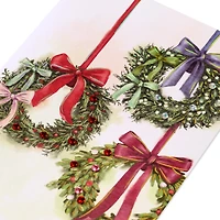 Carte de Noël Papyrus pour tous, Couronnes suspendues