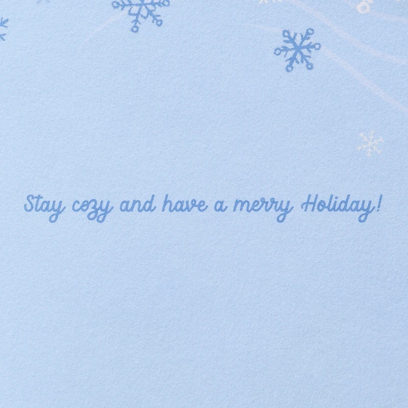 Carte de Noël Papyrus Peanuts pour tous, Snoopy et Woodstock