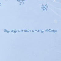 Carte de Noël Papyrus Peanuts pour tous, Snoopy et Woodstock