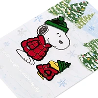 Carte de Noël Papyrus Peanuts pour tous, Snoopy et Woodstock