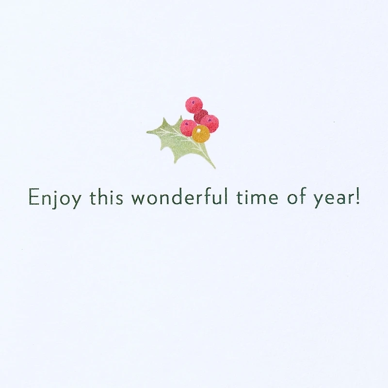 Carte de Noël Papyrus pour tous, Joyeuses Fêtes