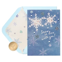 Carte de Noël Papyrus pour quelqu'un de spécial. Amour hivernal