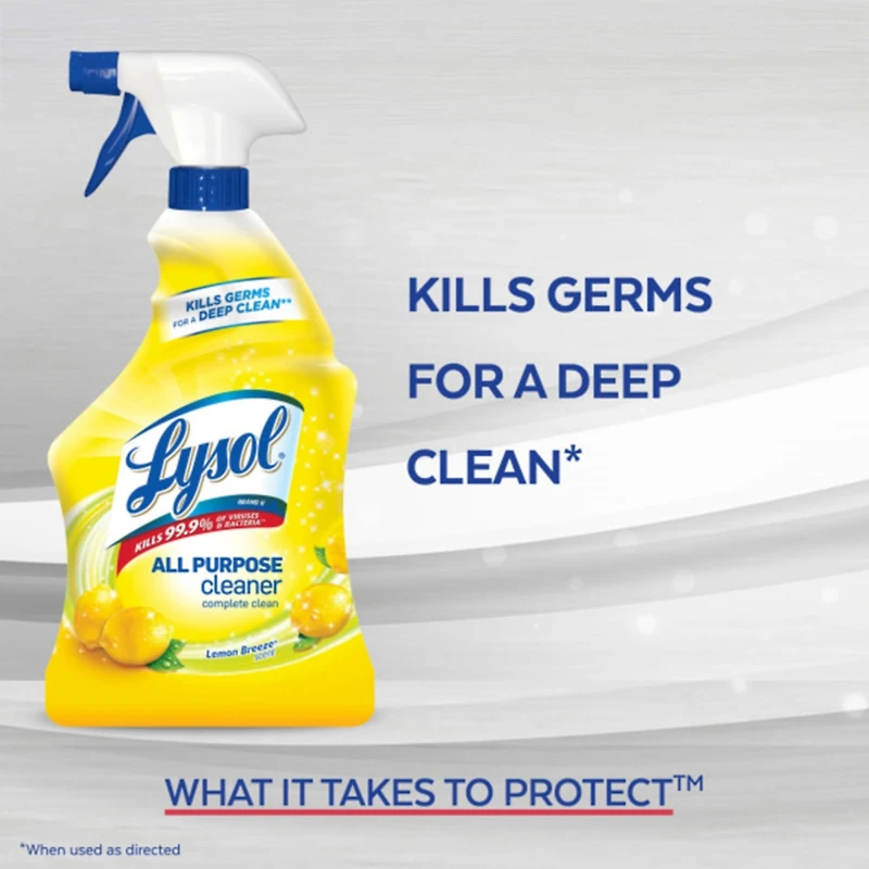 All Purpose Cleaner, Multi-surface cleaner trigger, Lemon, Powerful Cleaning & Freshening