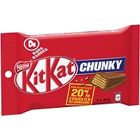 Emballage de gaufrettes chocolat au lait KitKat Chunky