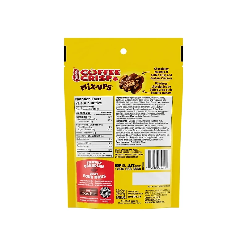 Coffee Crisp Mix-Ups, Coffee Crisp et bouch. bisc. graham