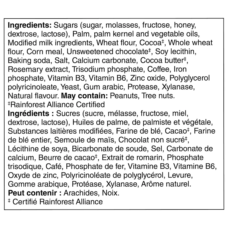 Coffee Crisp Mix-Ups, Coffee Crisp et bouch. bisc. graham