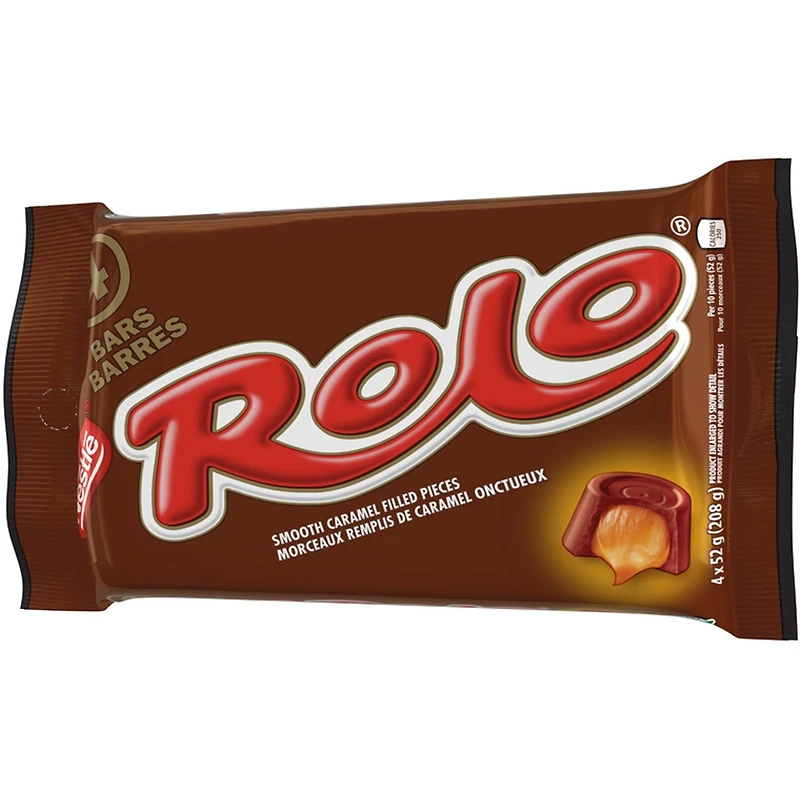 Morceaux ROLO remplis de caramel onctueux