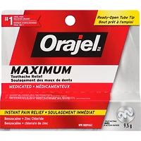 Gel Force Maximum Pour Soulagement Des Maux De Dents