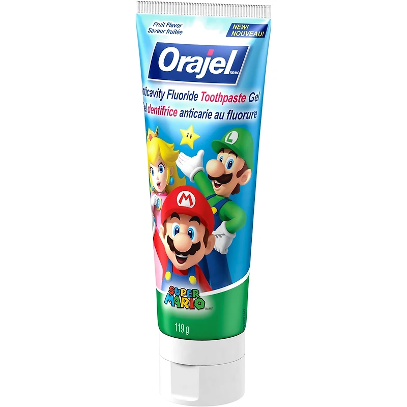 Orajel Kids Super Mario Anti-Cavity Fluoride Toothpaste