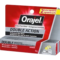 Gel Double Action Pour Soulagement Des Maux De Dents Et De Gencives