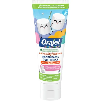 Kids Natural Marshmallow Flavour Anti-Cavity Fluoride Toothpaste