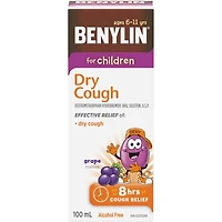 Extra Strength Children's Dry Cough Relief Syrup, Grape